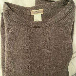 JCrew 100% Cashmere Tan Sweater size XS